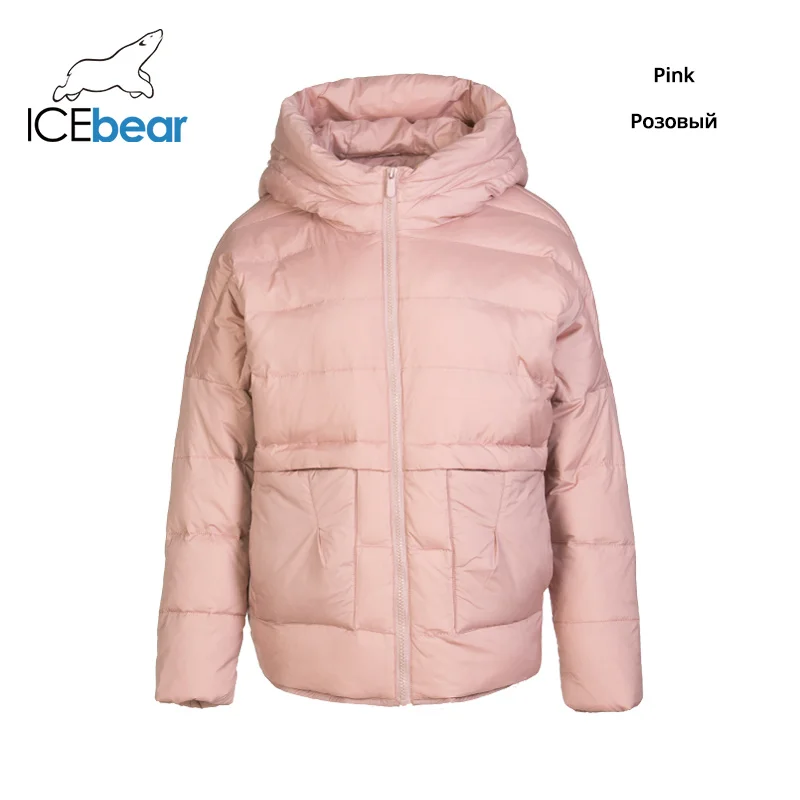 ICEbear зимний женский пуховик высокого качества теплая Женская куртка Брендовая женская одежда D4YY83013Y - Цвет: 3380