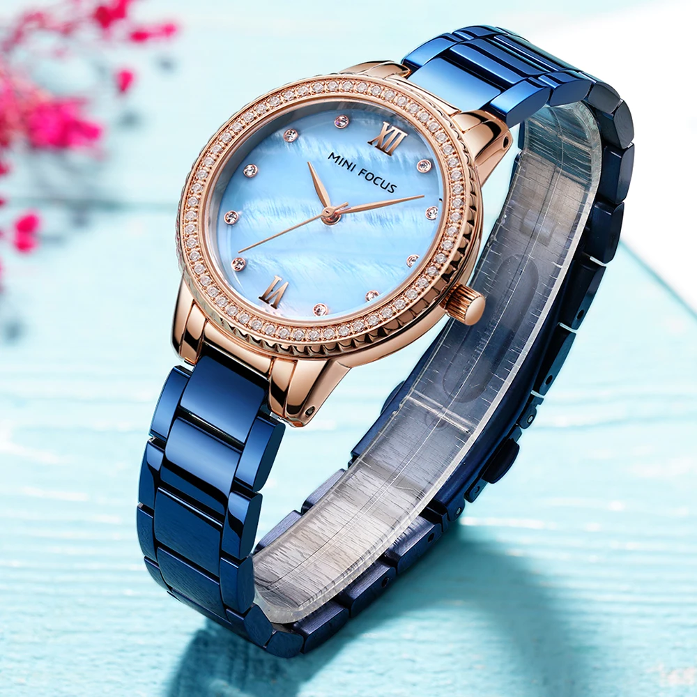 Мини фокус женские часы люксовый бренд водонепроницаемые кварцевые часы из нержавеющей стали роскошное модное платье женские часы Relogio Feminino