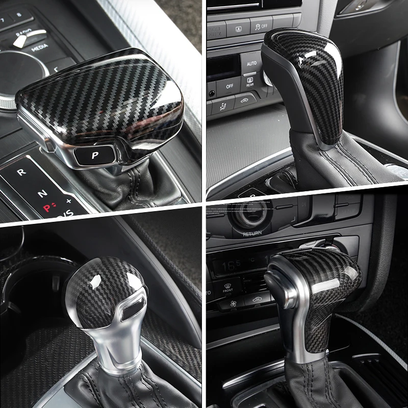 Аксессуары для Audi A3 A4 A5 A6 A7 Q2 Q5 Q7 S3 S4 S5 S6 S7 B8 B9 консоль из углеродного волокна ручка