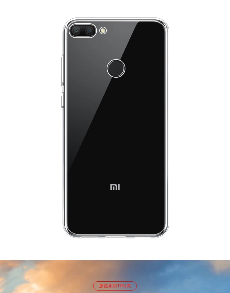 Clear Case For Xiaomi Mi 8 9 Lite Mi A1 A2 A3 lite Redmi Note 5 6 6A 7 7A 8A 8T 8 9S Pro Transparent Silicone Soft Cover
