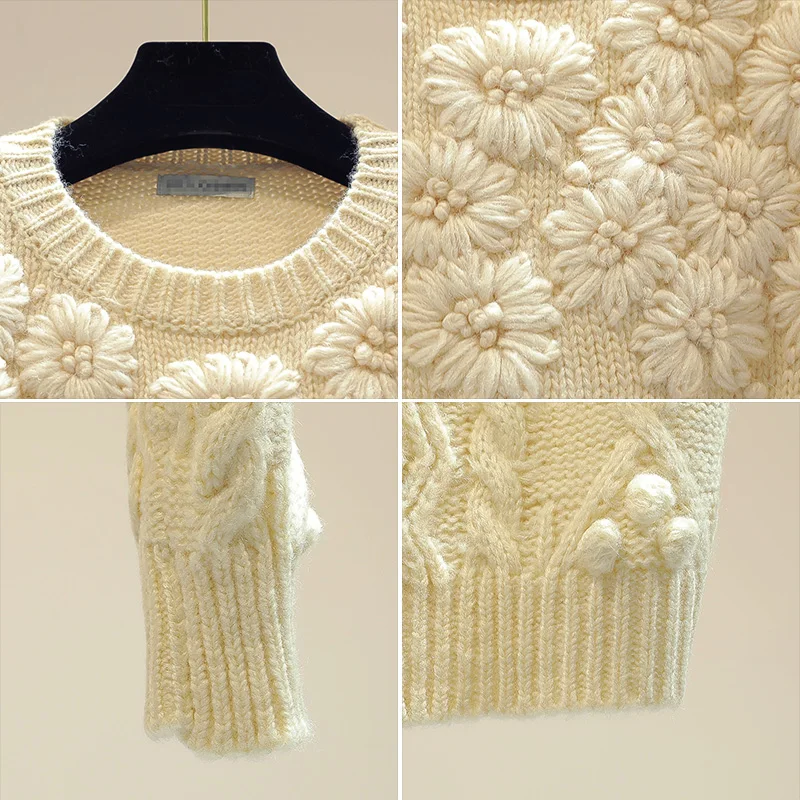 Turtleneck Sweater Female Fall/Winter Wear 2019 New Korean Loose Joker Short Knitted Shirt Lantern Sleeve Sweater Pull Jumper Turtleneck Sweater Female Fall/Winter Wear 2019 New Korean Loose Joker Short Knitted Shirt Lantern Sleeve Sweater Pull Jumper