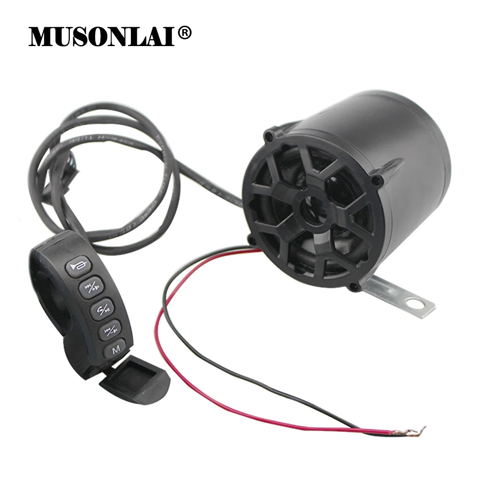 Portable Bluetooth Wireless Motorcycle Speakers 12V Portable B