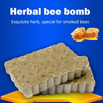 

54PCS Chinese Medicinal Herb Smoker Honey Produce Bee-Specific Smoke Bombs Bee Relax Hive Smoker Pellet Solid Beekeeping Tool