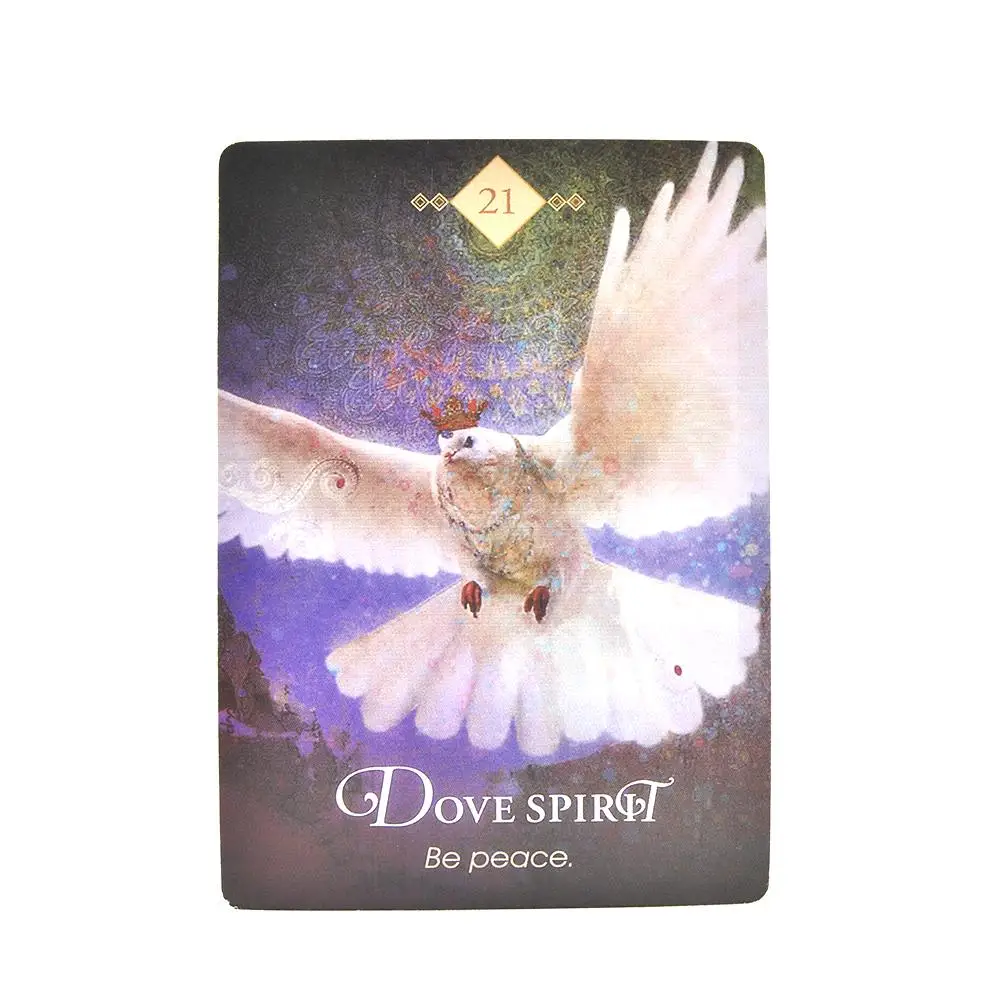 68PCS Tarot Cards Deck Games Tarot Card For The Spirit Animal Oracle Board Game For Party Time Playing Card Games Entertainment