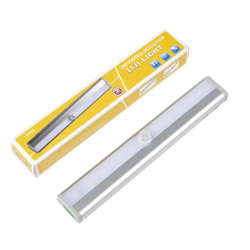 LED Night Light Motion Sensor Wireless PIR Battery Bookcase Closet Wardrobe Lamp Under Cabinet  Lights Kitchen Stairs Lighting (7)