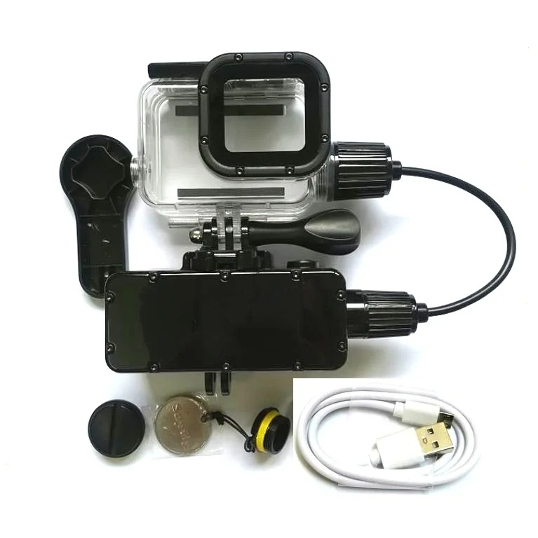 5200 мАч водонепроницаемый внешний аккумулятор зарядное устройство водонепроницаемый чехол для GoPro Hero 87643 Экшн-камера Gopro5 SJ8/6 зарядный корпус/коробка