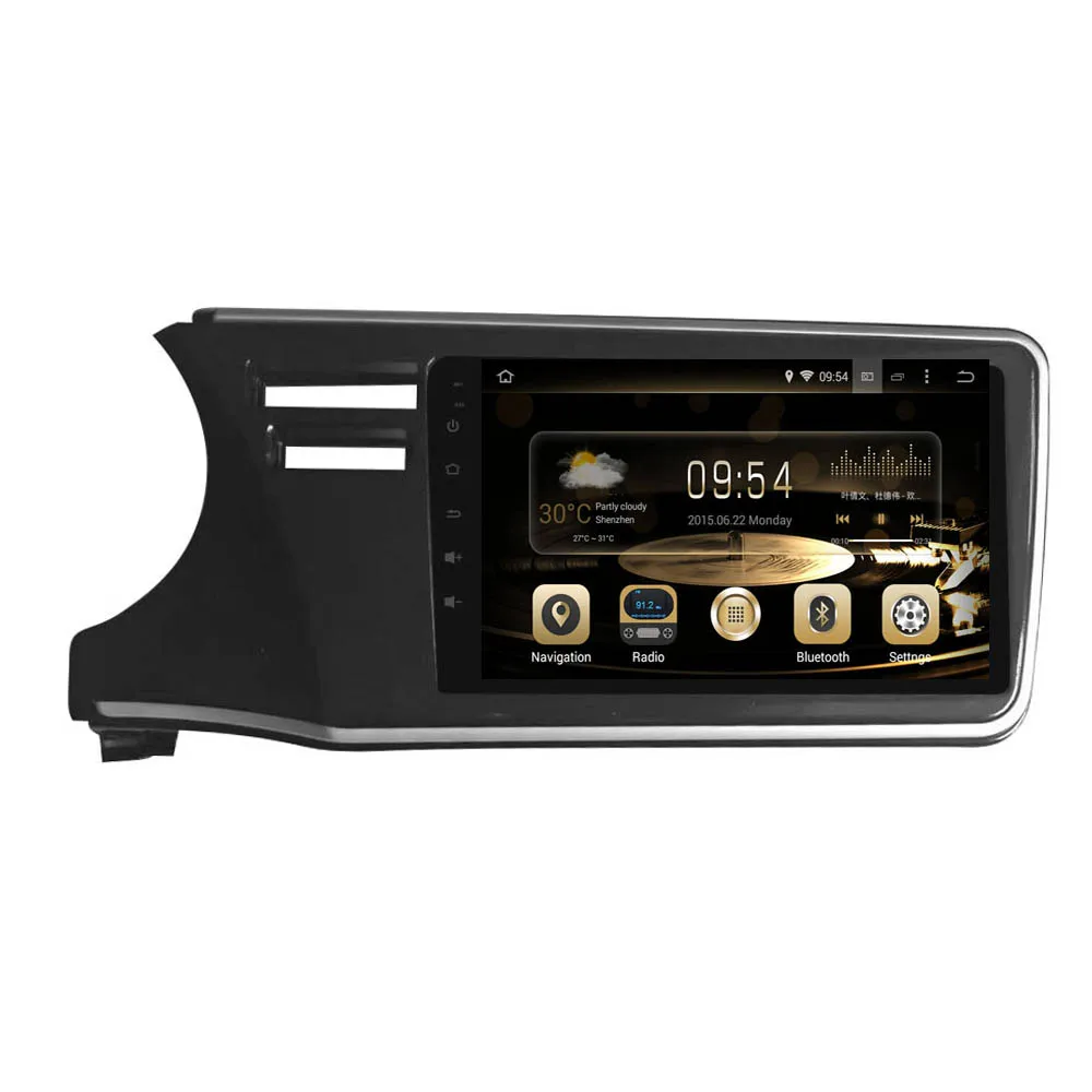 Clearance Android 9.0 Octa Core PX6/PX5 Fit HONDA CITY South American 2014 2015 2016 - Car DVD Player Navigation GPS Radio 4