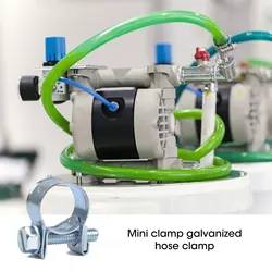Ensemble de Mini colliers de serrage pour tuyaux d'essence, en acier au carbone, pour voiture Diesel, 10, pièces/ensemble 