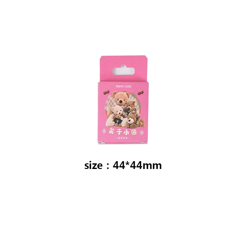 DIY Sealing Sticker Scrapbook Album Cartoon Bear Decoration 46pcs per lot for Children paper stickers adhesive stickers cartoon sticker diy scrapbooking accessories