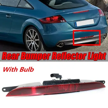 

For Audi TT MK2 2007-2014 Car Brake Stop Tail Light Rear Bumper Center Reflector Fog Lights Lamp With Bulb 8J0945703