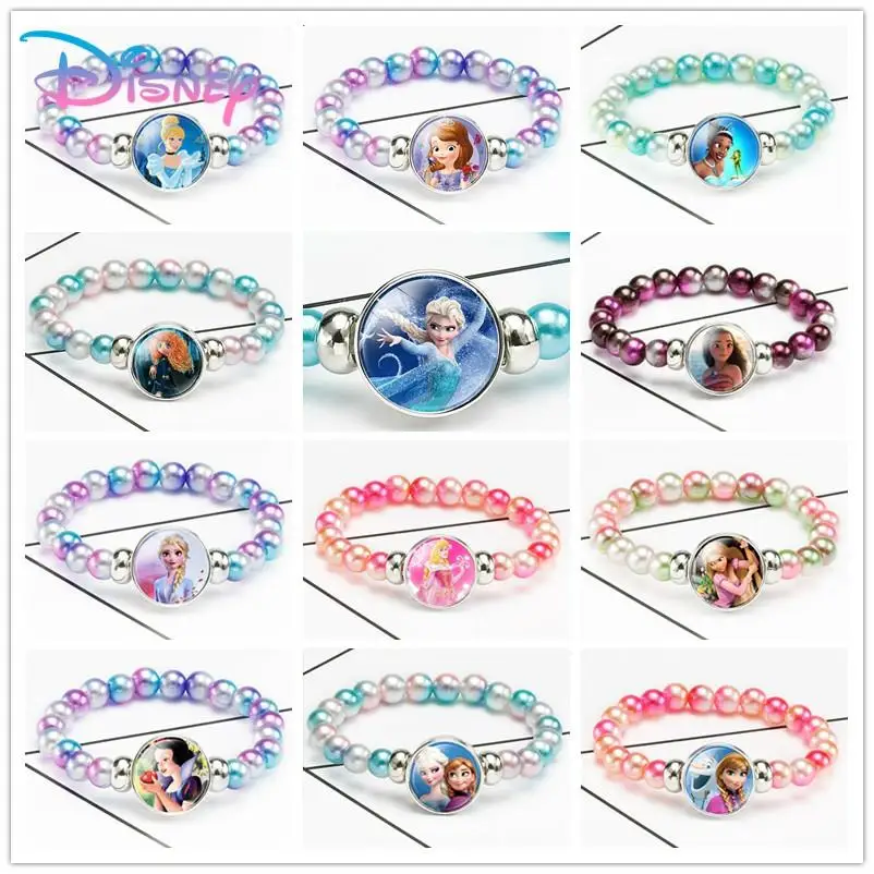 Браслет Принцессы Диснея детский мультяшный браслет подарок на день рождения