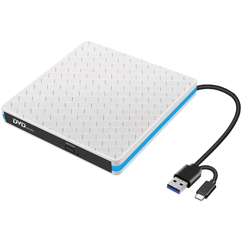 Внешний DVD CD Привод с USB 3 0 и Type-C | Компьютеры офис