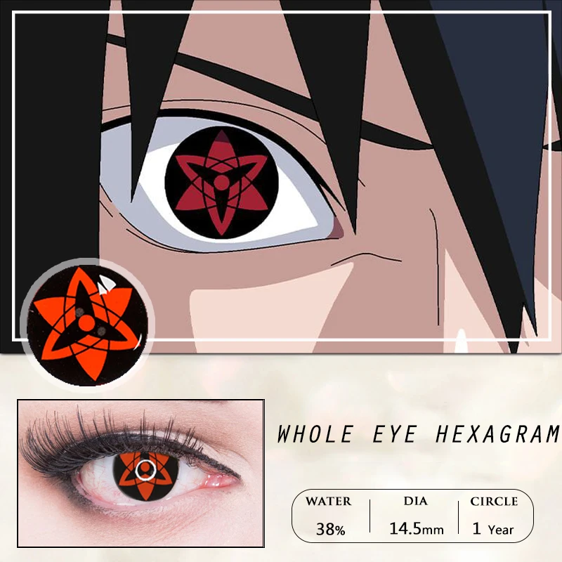 Kakashi Sharingan Eye Contacts