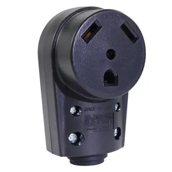 

30 Amp Rv Receptacle Plug Electrical Plug Adapter With Handle (Female Plug)