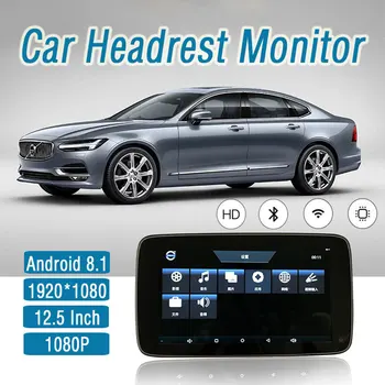

11Inch Android 8.1 Car Monitor Headrest DVD Player For VOLVO Automotive TV Screen WIFI/USB/SD/FM Transmitter/Speaker