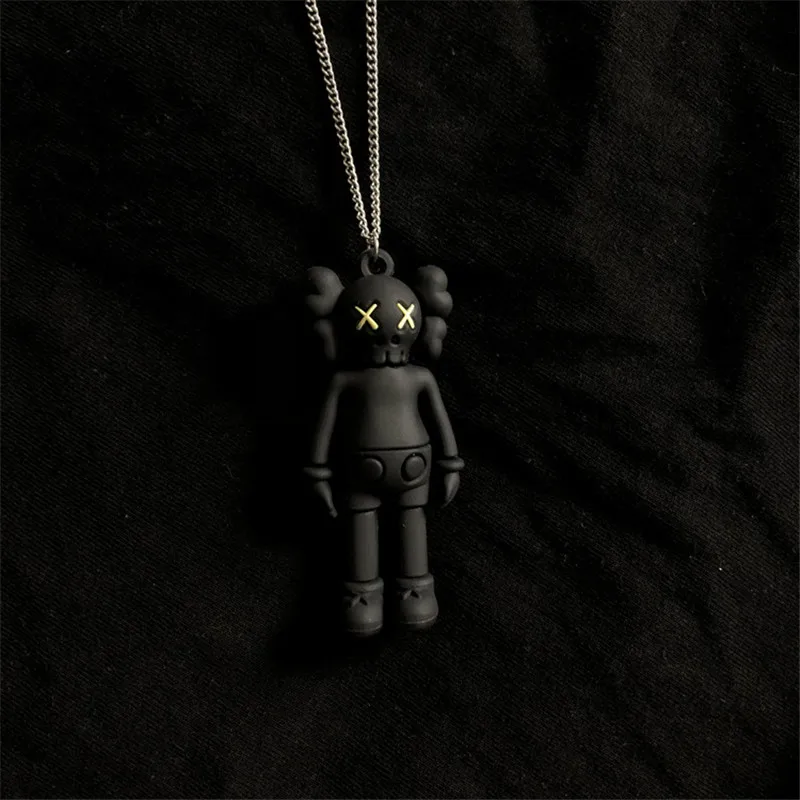 Ожерелье из мультфильма, подарок, мода для женщин и мужчин, уличное Сезам, кулон, опт, хип-хоп ожерелье, ювелирные изделия, вечерние - Окраска металла: B