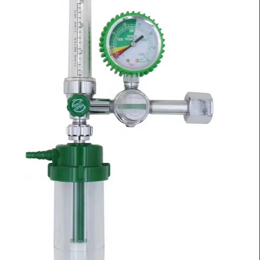 

Piston-type 0-15LPM regulator with flowmeter and humidifier bottle