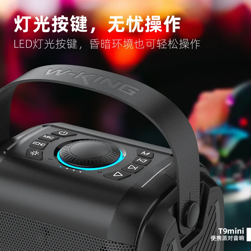 Outdoor W-KING T9 Mini Portable Bluetooth Speaker High Power Wireless ...