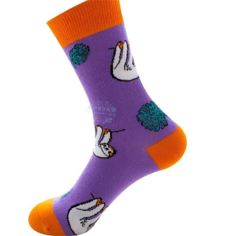 Poached eggs, mice, woodpeckers, gibbon arms, snacks, cotton socks for men and women ZQ020