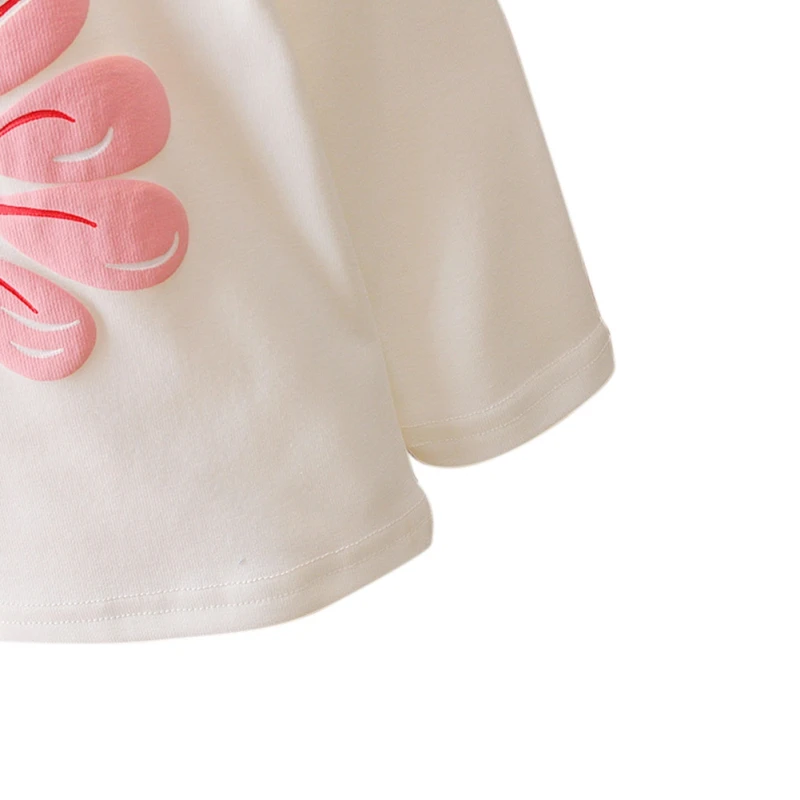 Детская рубашка с цветочным принтом; футболки для девочек; футболки для маленьких девочек; осенние детские топы с длинными рукавами; Повседневная Блузка для девочек; одежда
