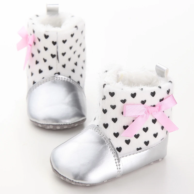 Леопардовые детские ботинки для маленьких девочек зимние сапоги для новорожденных детская обувь для малышей теплая зимняя обувь в горошек для маленьких девочек