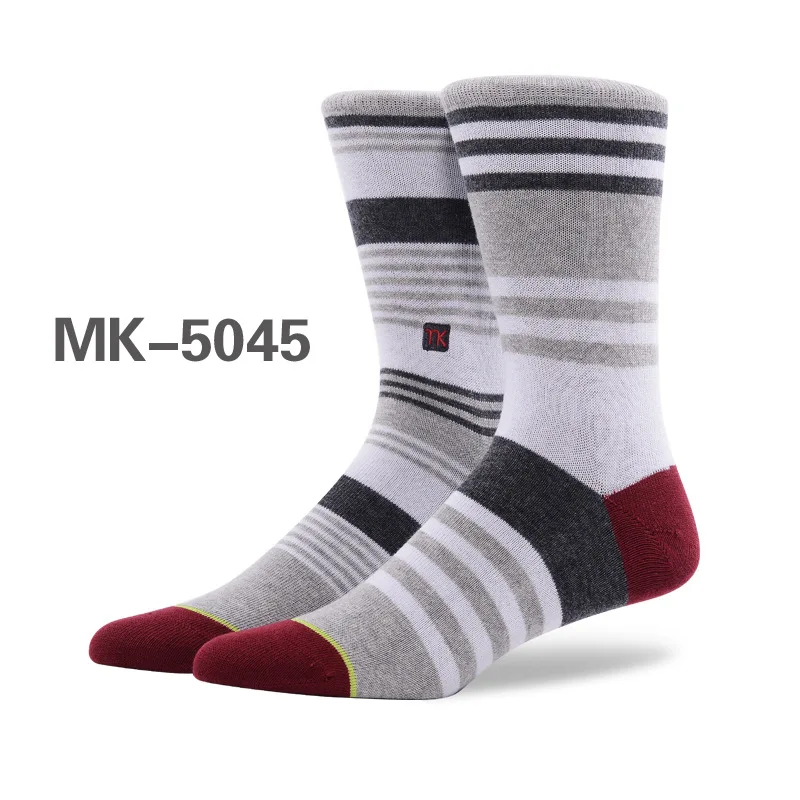 Брендовые качественные мужские хлопковые носки, камуфляжные модные повседневные баскетбольные носки для мужчин, размер 39-43 - Цвет: 5045