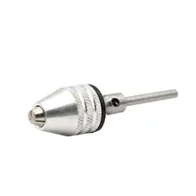 WINOMO 0.3-3.4mm Chuck Adapter Drill Bit Converter 2.35mm Connecting Shaft Mini Round Shank Electric Grinding Drill Chuck