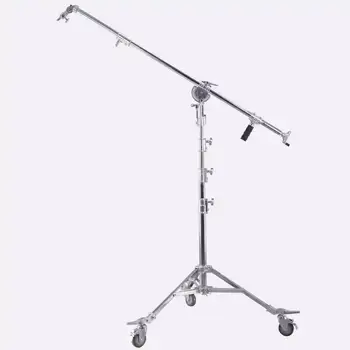 

22.4kg Heavy duty light stand with rolling wheel shake lamp overhead frame special film and television crew CD15