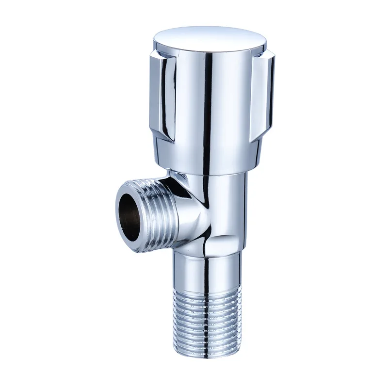 Медь угловой вентиль плоский Медь угловой клапан водонагревателя водозапорный кран унитаз впускной клапан горячей и холодной треугольный клапан Ману