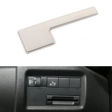 Chrome farol painel de controle quadro capa para citroen c5 aircross 2017 2018 carro detector vara estilo