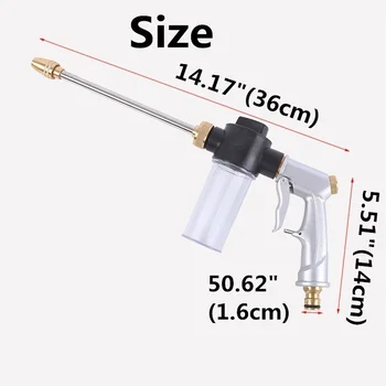 

High Pressure Water Spray Gun Washing Machine Car Washing Machine Garden Watering Hose Nozzle Sprinkler Foam Cleaning Water Gun