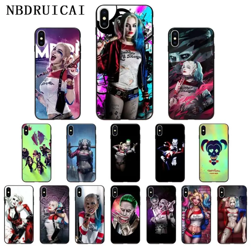 NBDRUICAI харли квинн отряд самоубийц высокое качество чехол для телефона iPhone 11 pro XS MAX