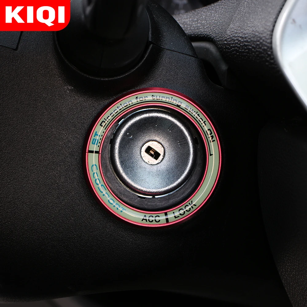 Алюминиевый сплав автомобильный ключ зажигания кольцо круглая накладка на