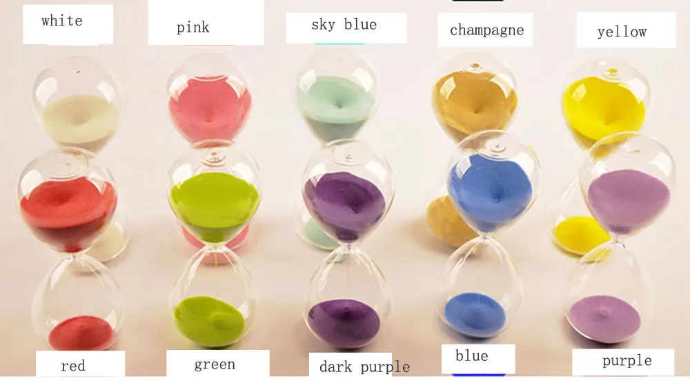 Description Picture 4 of item5/10/30/60 Minute Hourglass Timer for Cooking Kids Brushing Teeth Sand Clock Kids Cooking Hourglasses Clock Gift Desktop Decorat