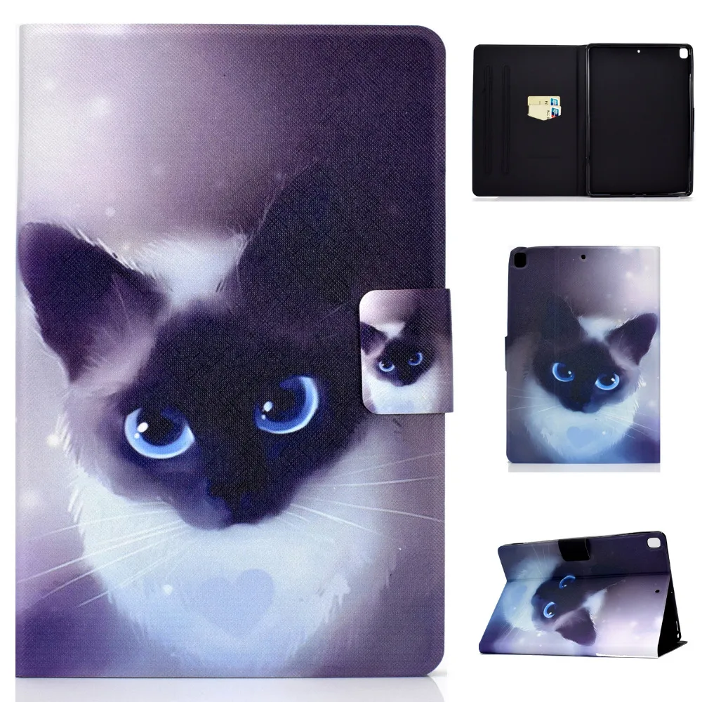 Умный кожаный чехол Trifold для iPad 10,2 дюймов 7-го поколения с функцией автоматического сна/пробуждения, легкая подставка, чехол для iPad 10,2 дюймов, чехол