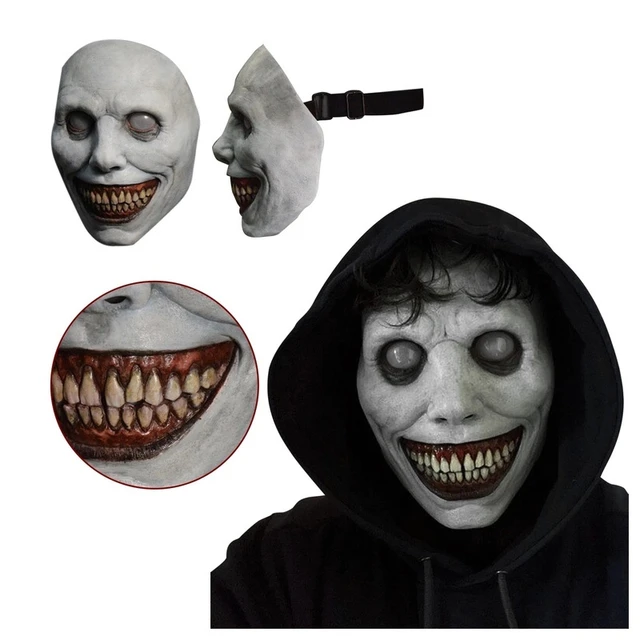 1pc, Halloween Clown Mask, Cosplay Creepy Demon Evil Latex Mask, For  Masquerade Halloween Party Costume Props, Ideal choice for Gifts