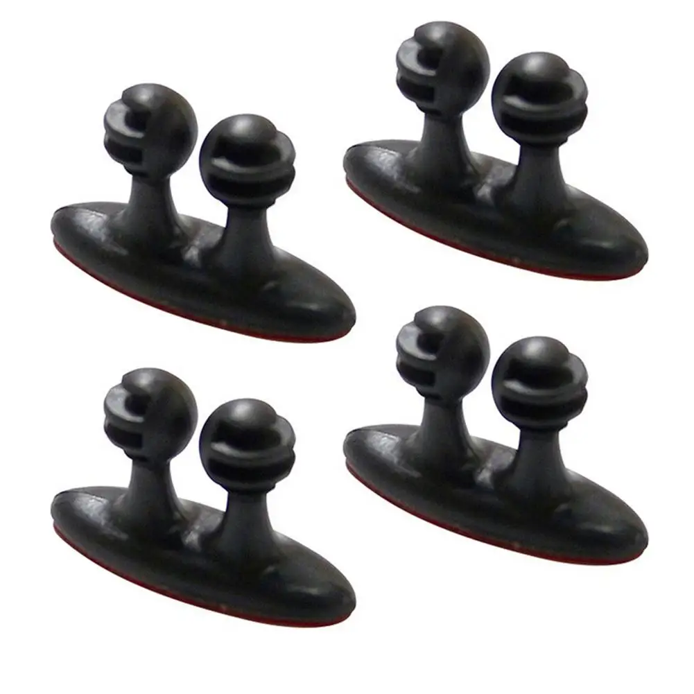 

Yiwa 8pcs/kit Car Wire Cord Clip Cable Holder Tie Fixer Organizer Drop Self-Adhesive Clamp Cable Clips