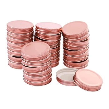 

36 Pcs Regular Mouth Mason Jar Lids Reuseable Regular Mouth Mason Storage Canning Lids Gasket Lid 70mm
