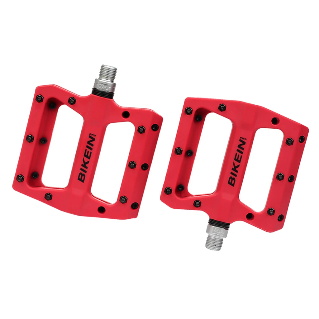 Mountain Bike Pedals - Cycling Sealed Bearing Treadle - Road Mountain MTB Bicycle Pedal Clips Flat Platform