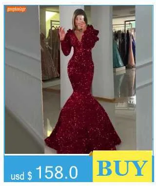 Red Mermaid Evening Dresses Off Shoulder Lace Up Sequin Women Reflective Dress Long Party Gown Custom Made 2020 Vestido De Festa sexy evening gowns