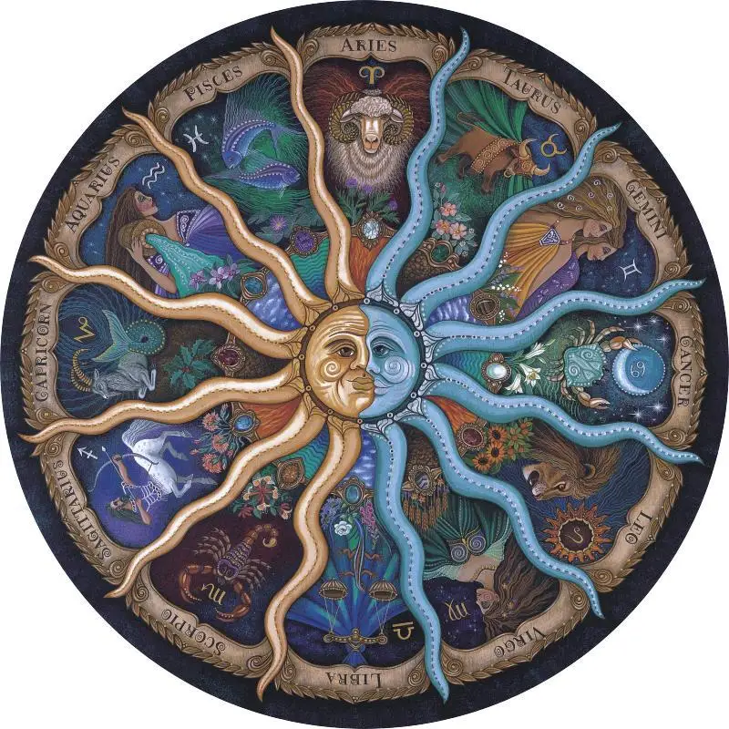 

Zodiac 12 World Famous Paintings 500 Pieces Of Jigsaw Toys Adult Stress Relief Assembly Puzzle Toys