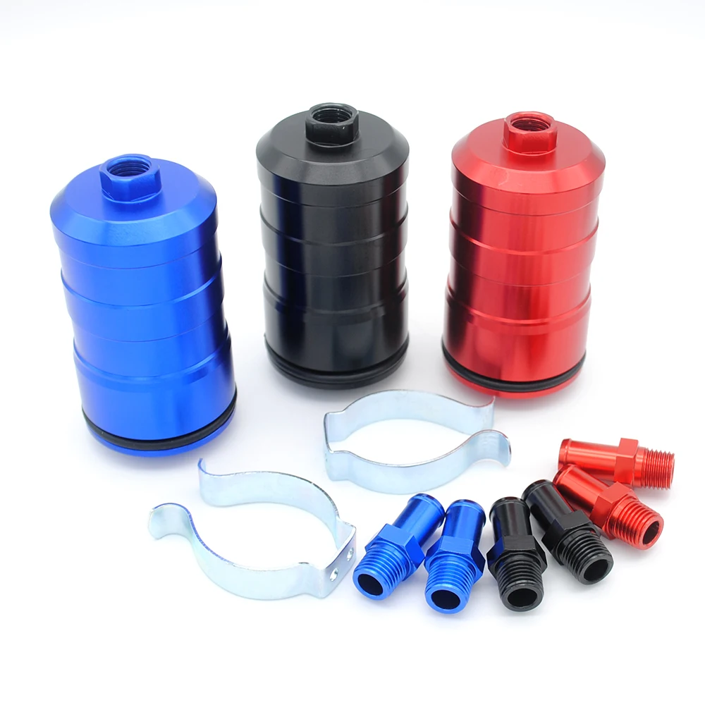 

Universal Aluminum Chrome Fuel Filter with Seals Premium Replacement