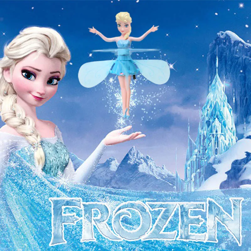 Волшебный Летающий подвесной самолет Disney frozen Princess Elsa Fairy игрушки для управляемые
