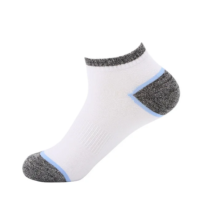 Новые уличные спортивные носки зимние толстые баскетбольные носки компрессионные Лыжные носки для фитнеса пот полотенце носки - Цвет: A white