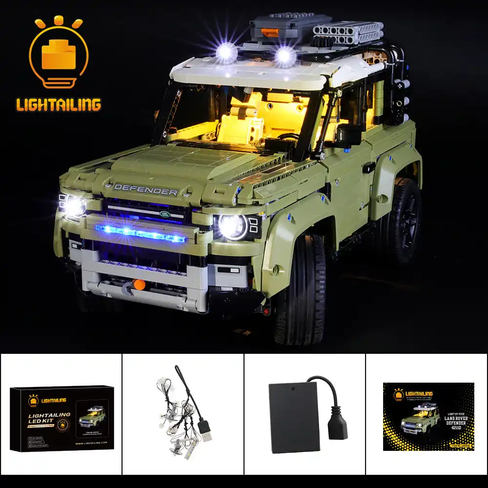 light kit for land rover defender 42110