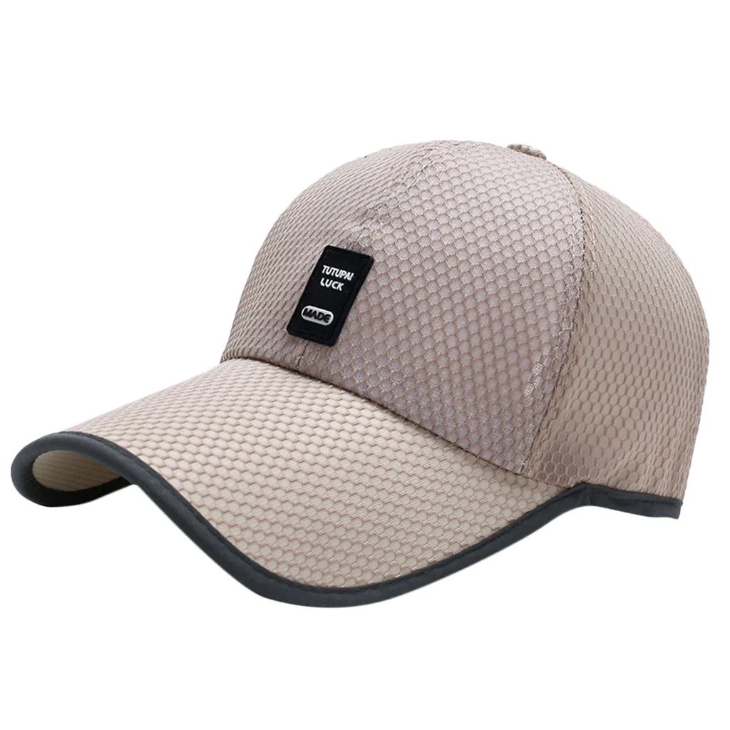 Summer Plain Trucker Mesh Hat Snapback Blank Baseball Cap Adjustable