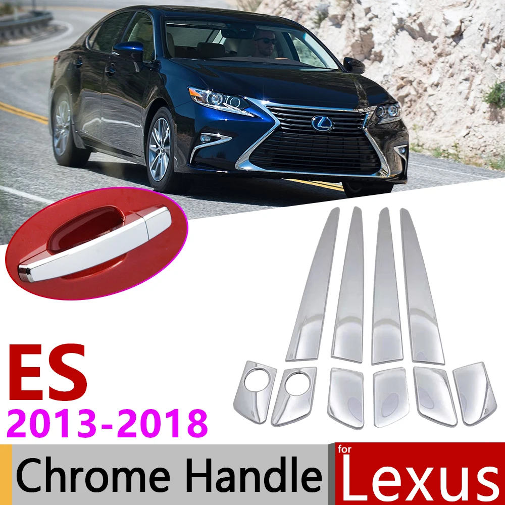 Хромированная крышка ручки двери для Lexus ES XV60 300h AVV60 350 GSV60 2013 ~ 2018 автомобильные