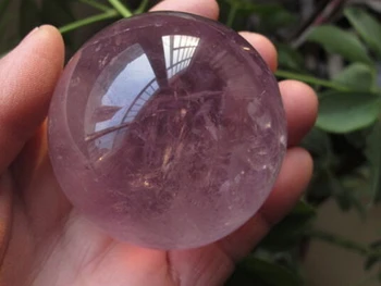 

+++---515+++NATURAL AMETHYST QUARTZ CRYSTAL SPHERE BALL Healing