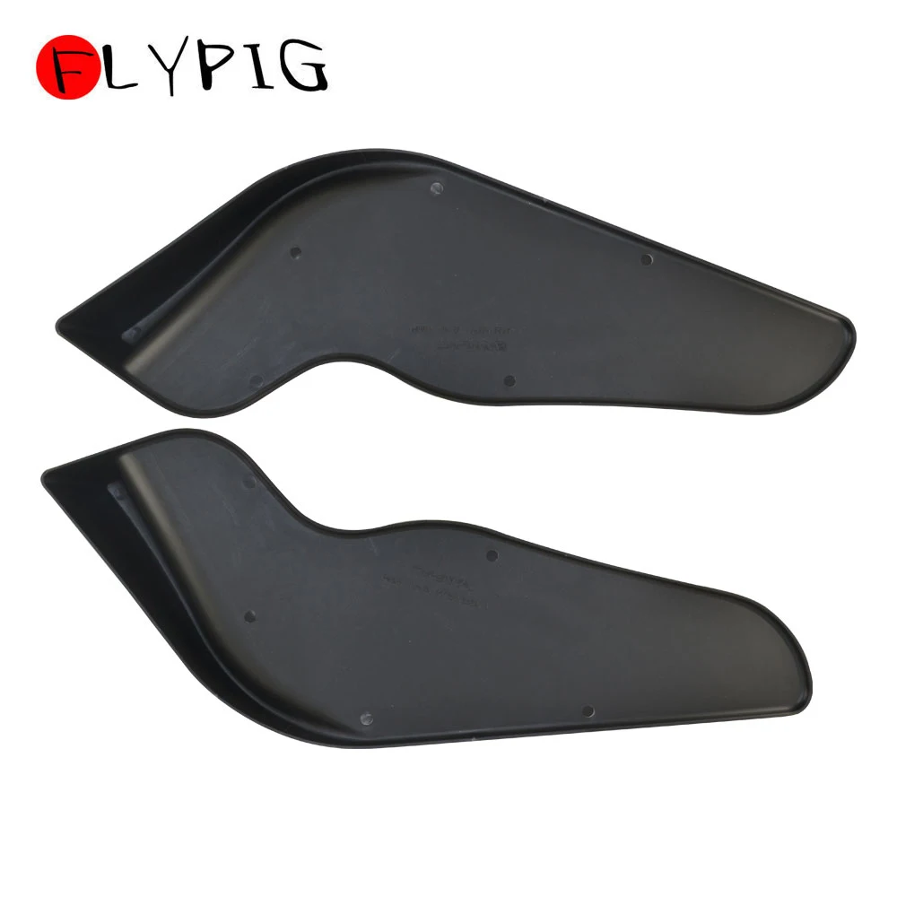 FLYPIG Универсальный 2 шт. автомобильный бампер спойлер Передняя Лопата декоративная устойчивая к царапинам крыло новые автомобильные внешние аксессуары