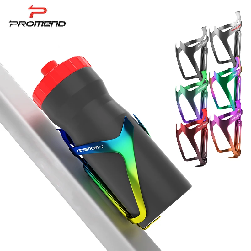 

PROMEND Bicycle Bottle Holder Aluminum Alloy Bike Cup Holder Vacuum Plating Cycling Water Bottle Cage 31g Bicycle Accessories